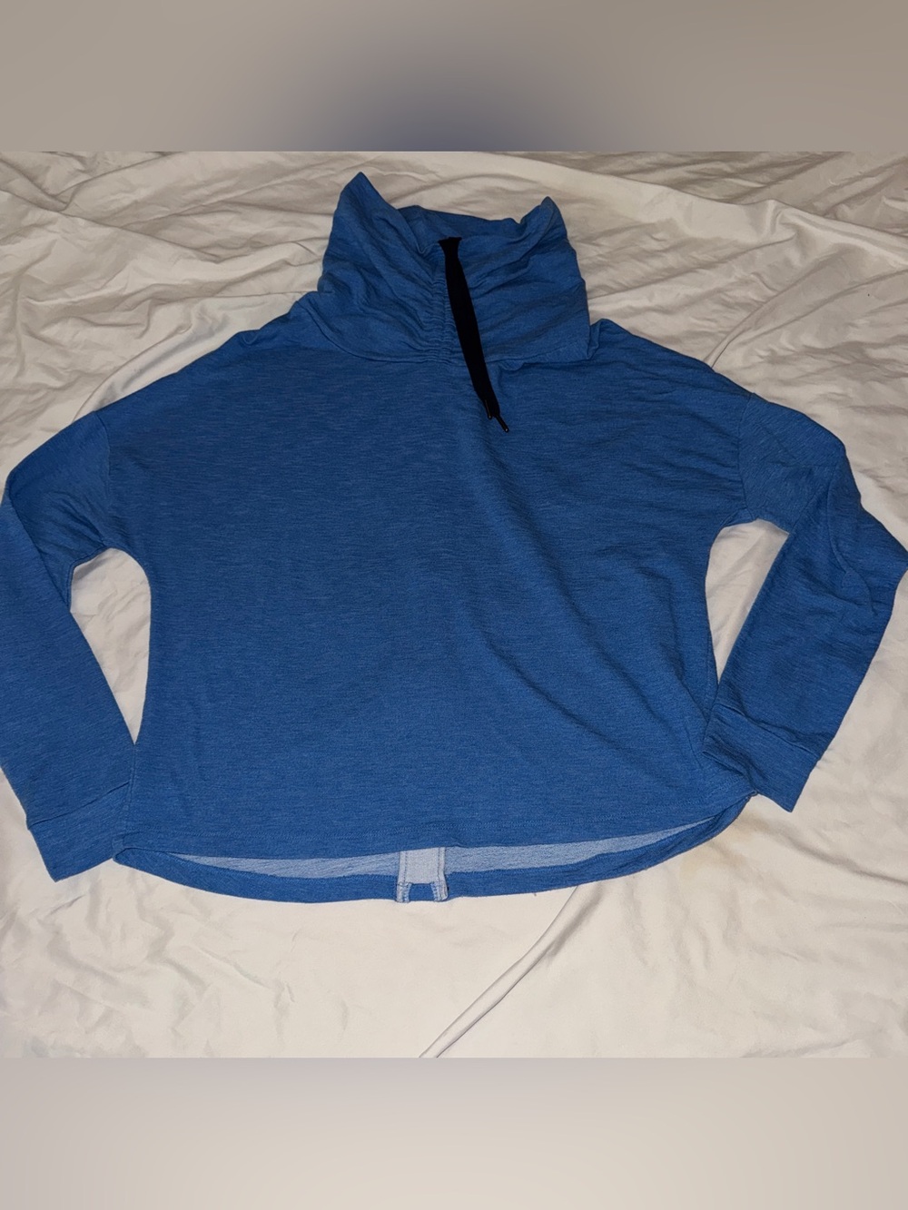 tek gear Blue Funnel Cowl Neck Sweatshirt